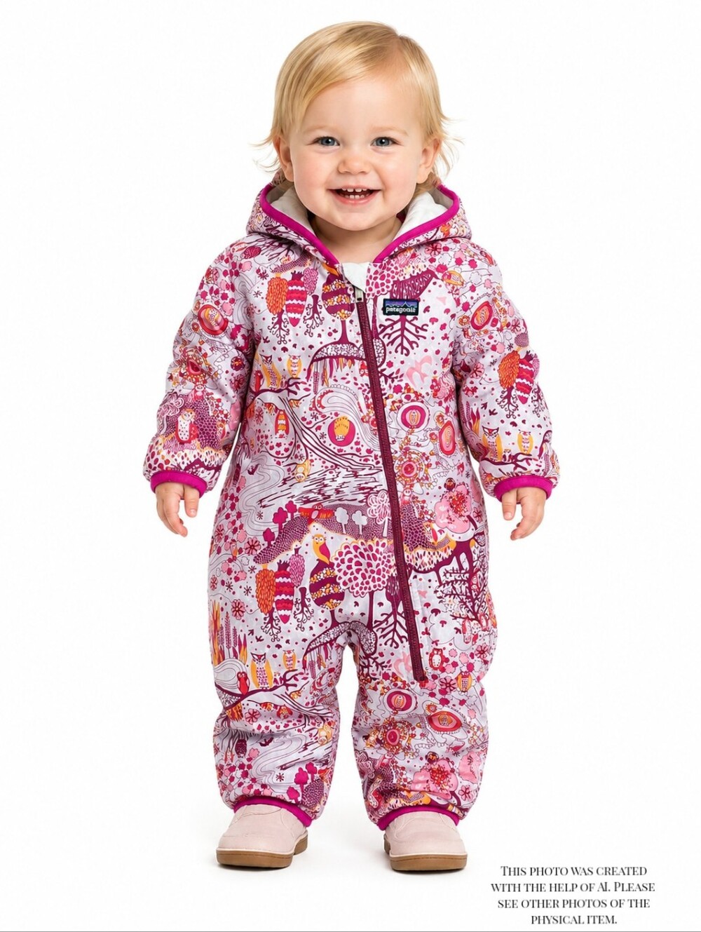 Patagonia Kids Mid-Season Snowsuit Reversible Toddler Girls 12-18m